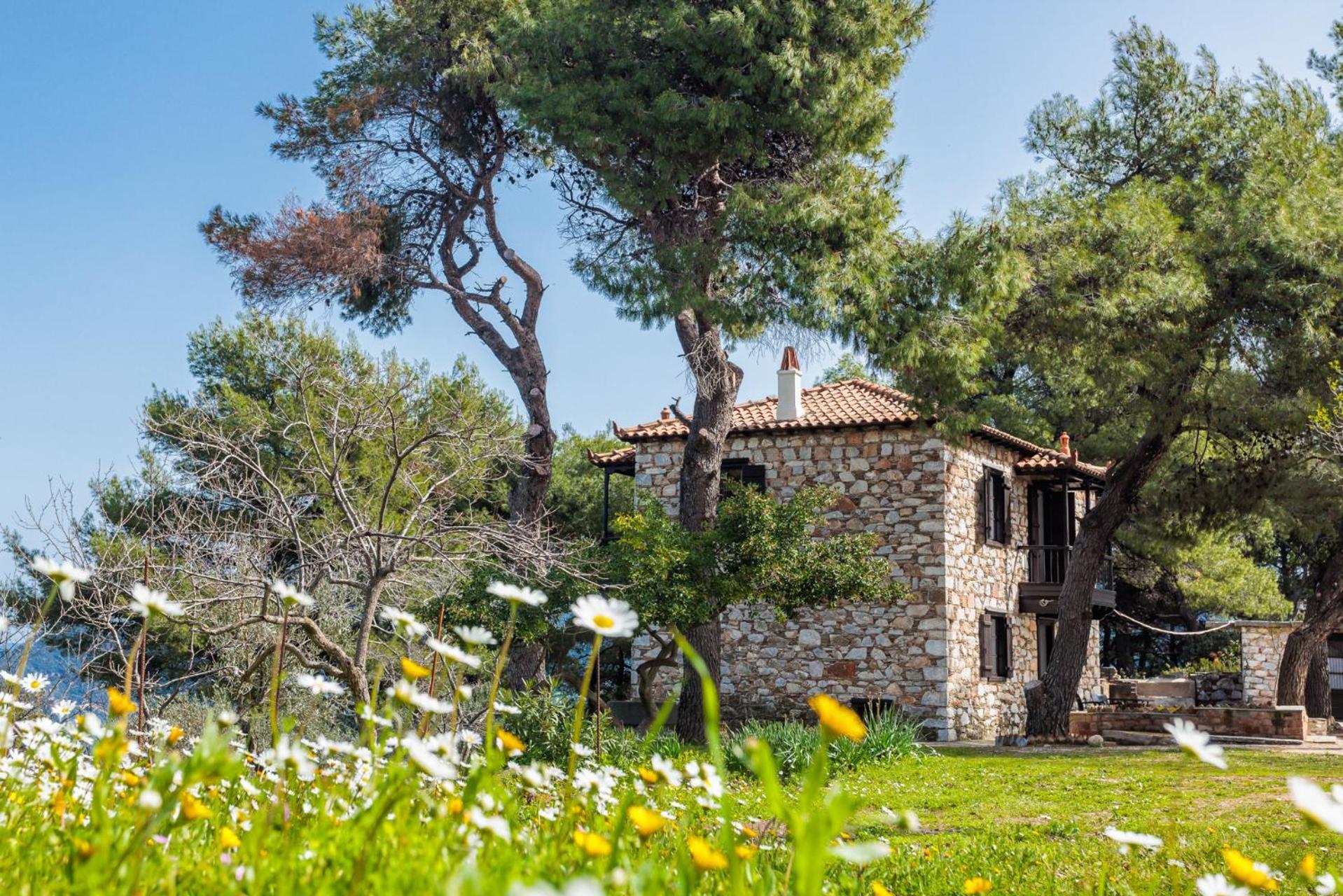 Elli Cottage Skopelos Town Bagian luar foto