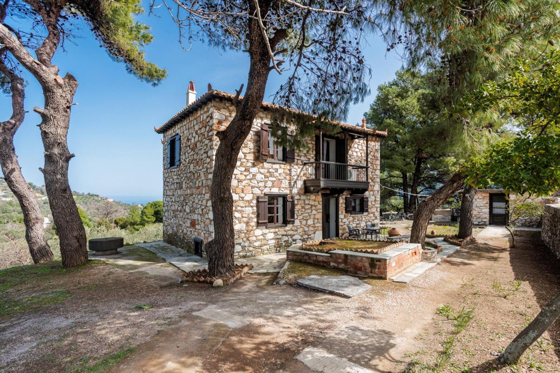 Elli Cottage Skopelos Town Bagian luar foto
