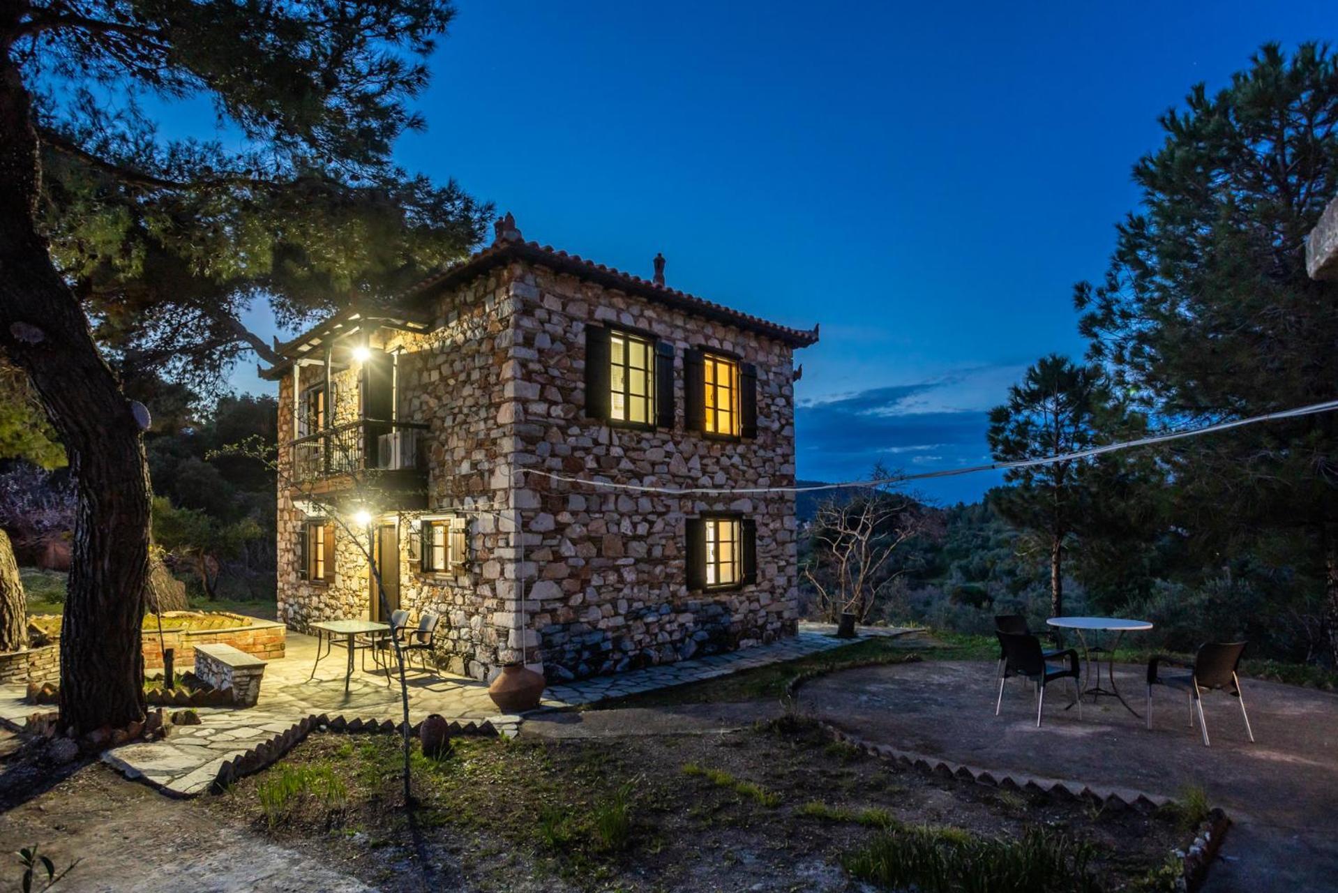 Elli Cottage Skopelos Town Bagian luar foto