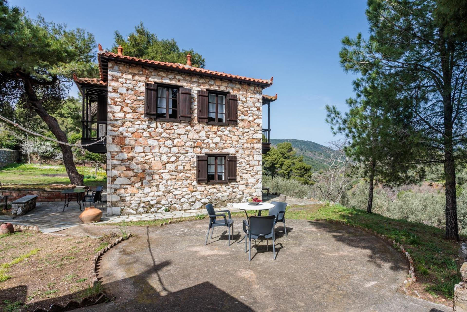 Elli Cottage Skopelos Town Bagian luar foto